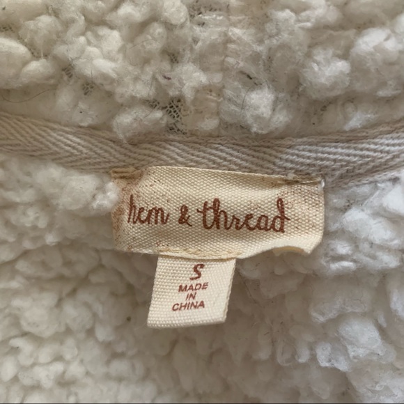 *SOLD* Sherpa lined grey coat style cardigan - Picture 8 of 8